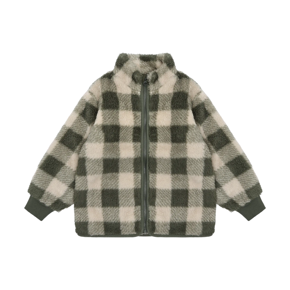 Veste teddy Minymo à imprimé - scarabée
