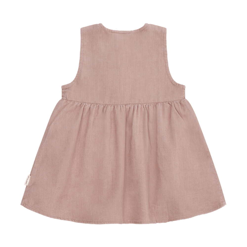 Minymo Gilet sans manches en velours côtelé doublé - Fauve