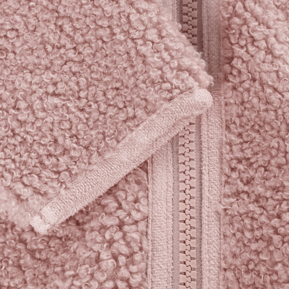 En Fant veste teddy - Rose Adobe