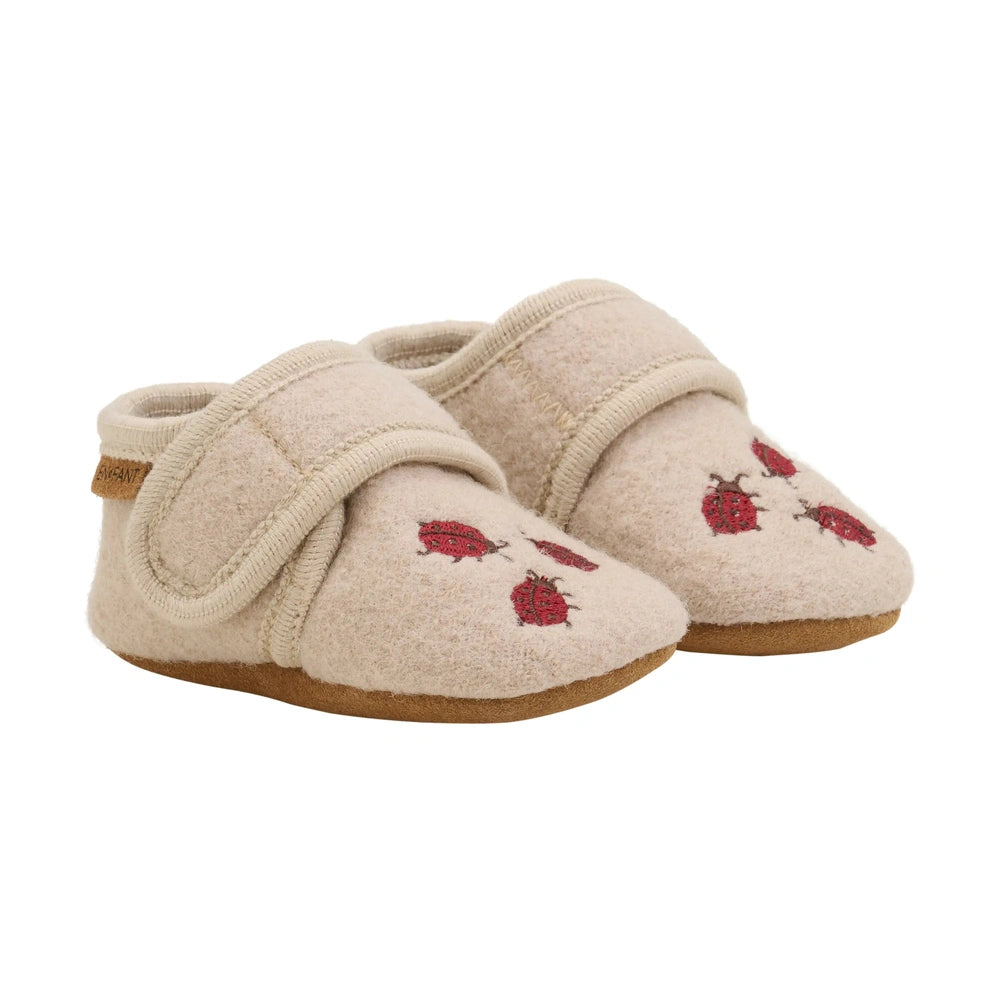 En Fant Chaussons en laine avec broderie - Moonlight
