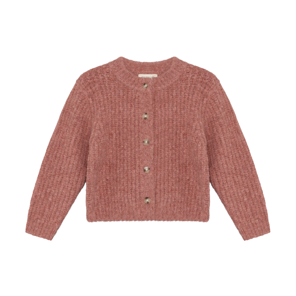 En Fant Gebreid Vest - Burlwood