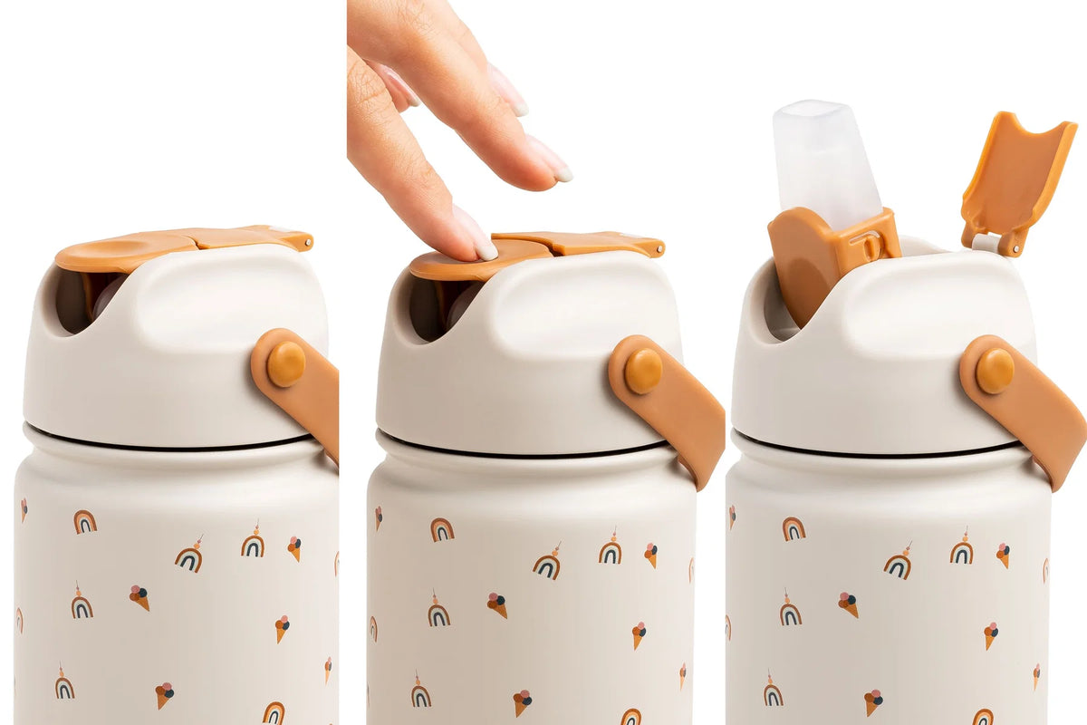 The Cotton Cloud Stainless Steel Drinkbus - Cherry Pop