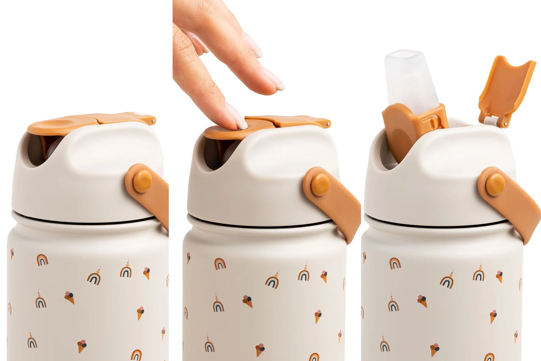 The Cotton Cloud Stainless Steel Drinkbus - Cherry Pop