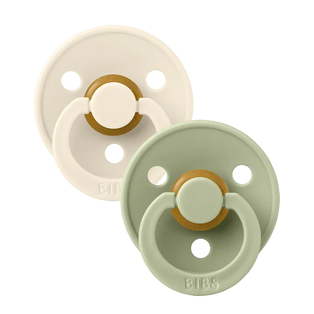 BIBS Tétine anatomique 2-pack - Ivoire/Sauge