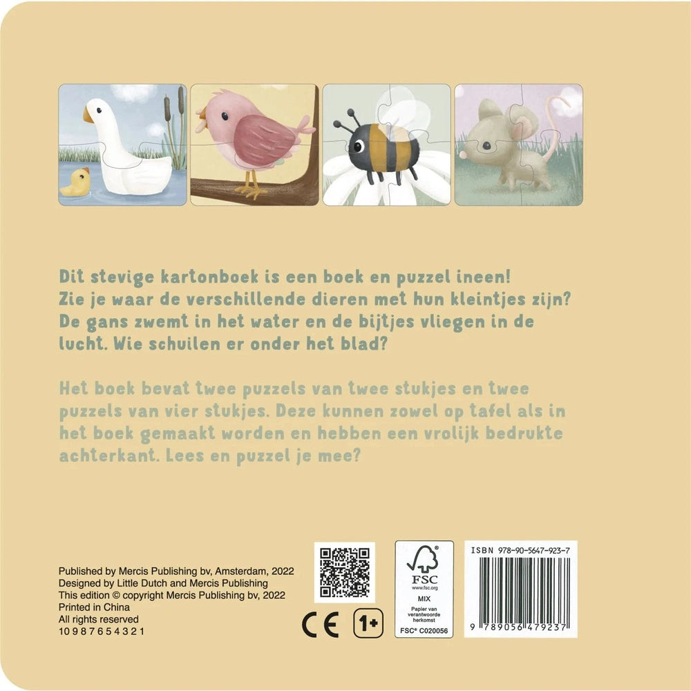 Mon livre de puzzles sur les animaux - Little Dutch