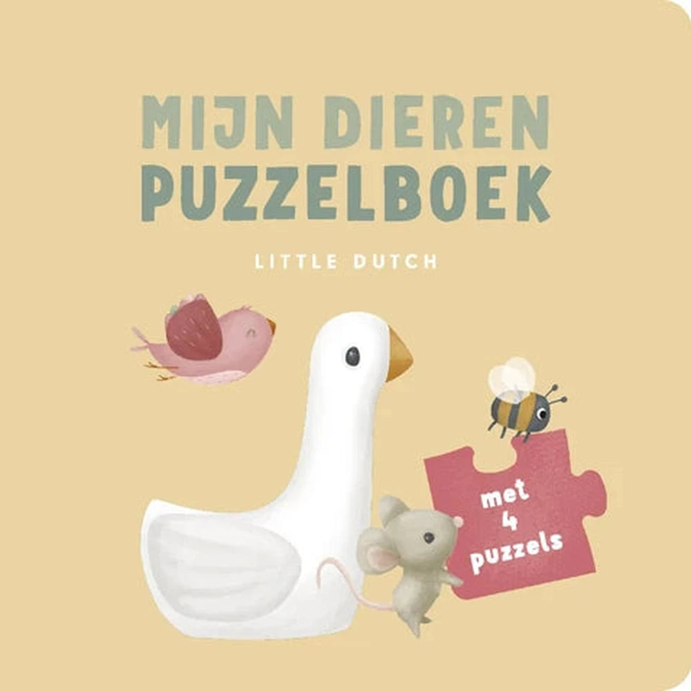 Mon livre de puzzles sur les animaux - Little Dutch
