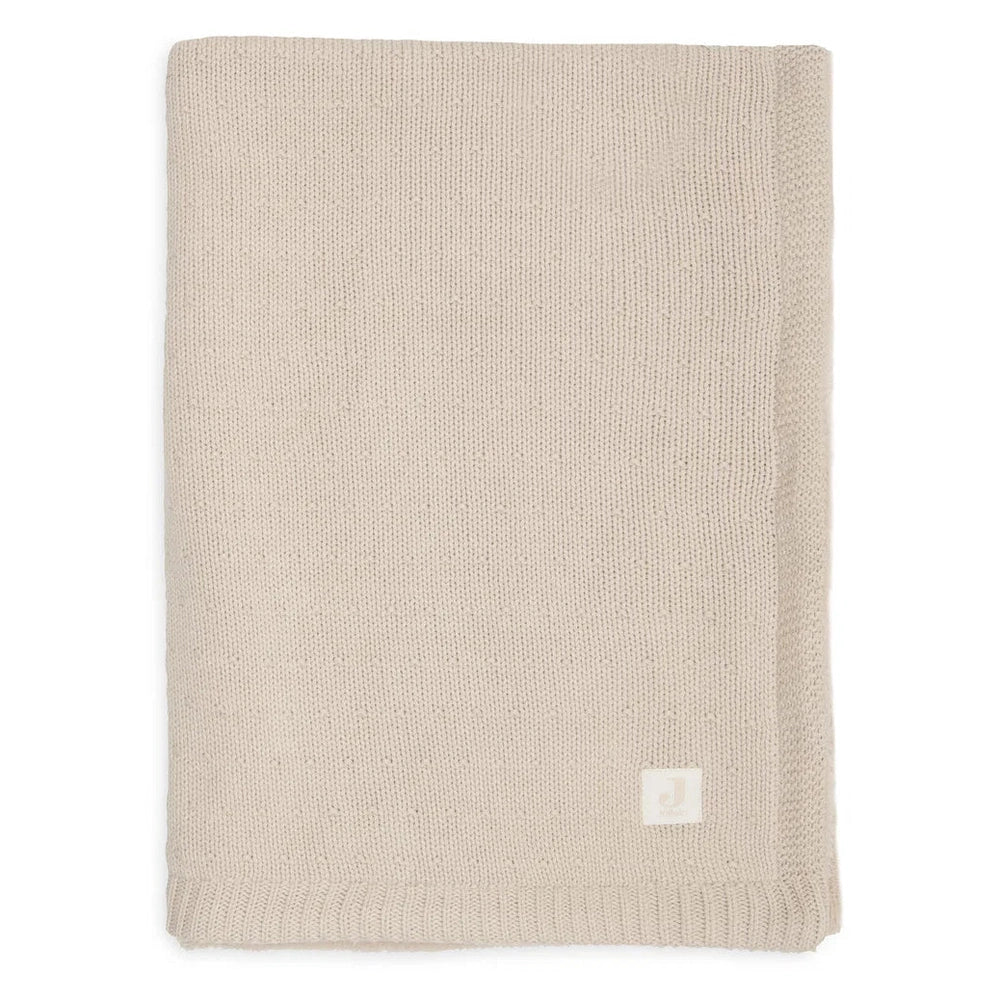Jollein Deken Wiegdeken Sprinkle Knit/Fluffy 75x100 cm - Sand