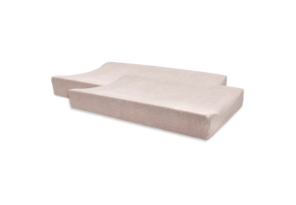 Jollein Aankleedkussenhoes Badstof 2-pack - Silk Rose