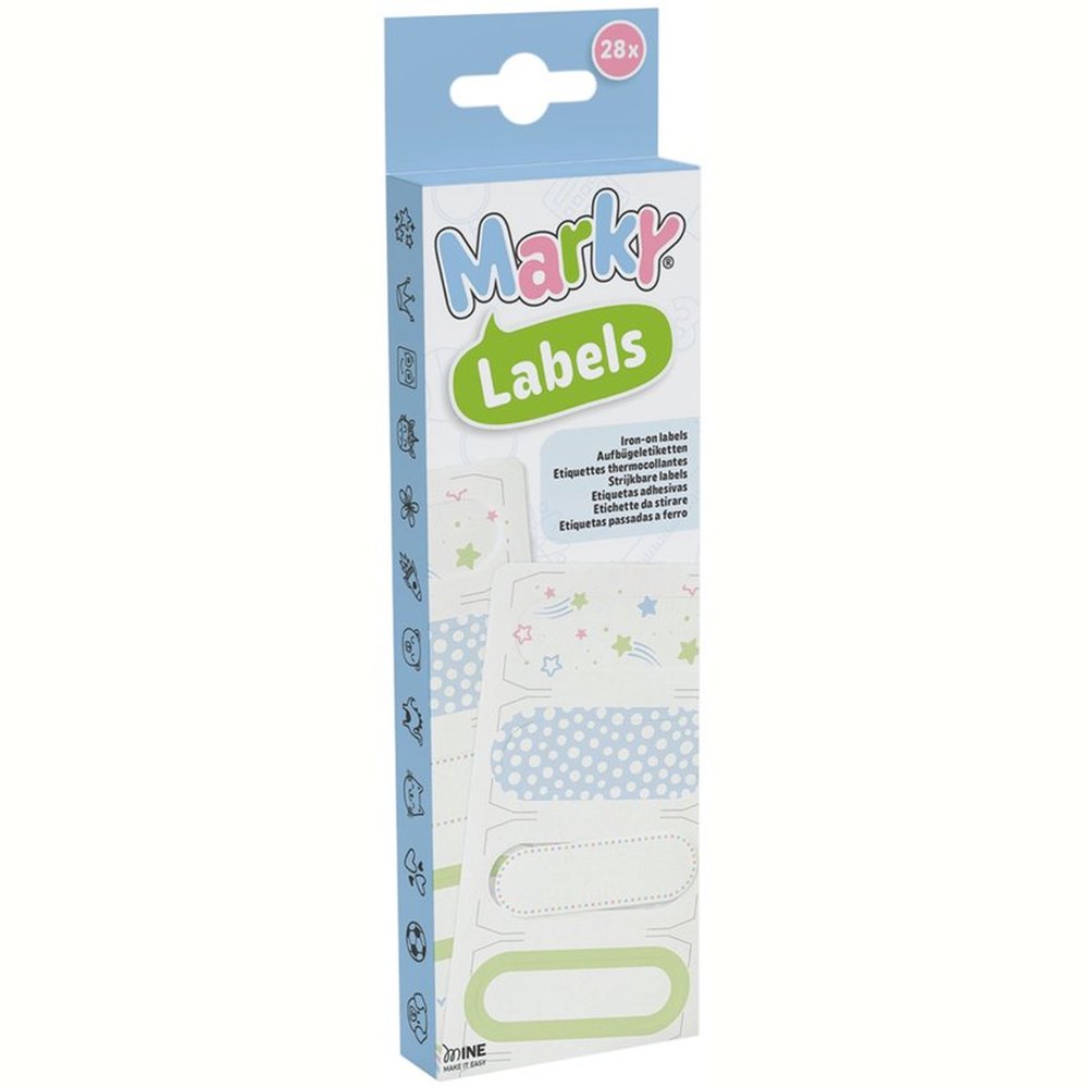 COLOP MARKY Stijklabels In Kleurrijke Designs 28 stuks