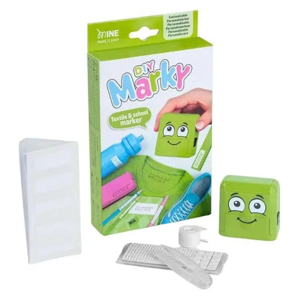 COLOP MARKY Textielstempel Set Voor Kleding & Spullen - Groen