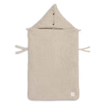 Jollein Voetenzak Groep 0+ 3/5 Puntsgordel Sprinkle Knit - Sand