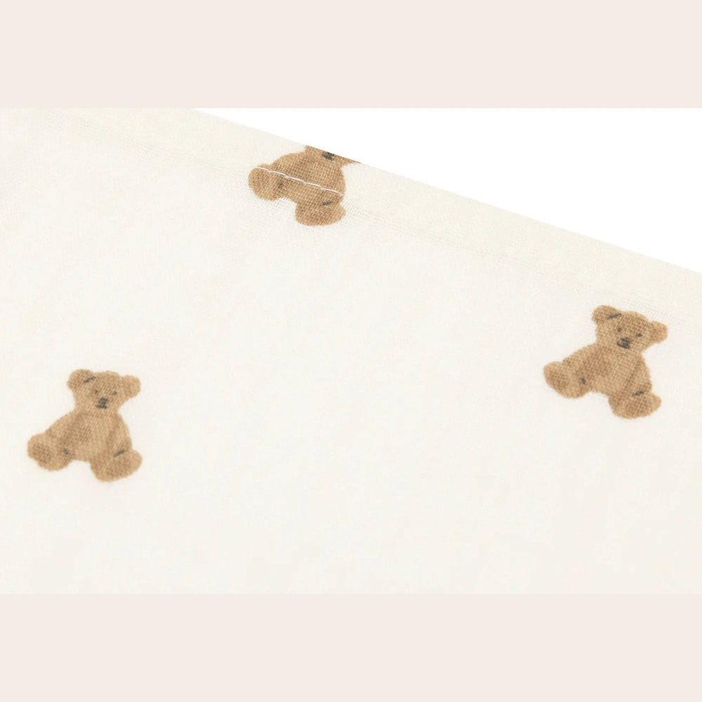 Jollein Hydrofiele Doek Mini 70x70cm 3-pack - Teddy Bear