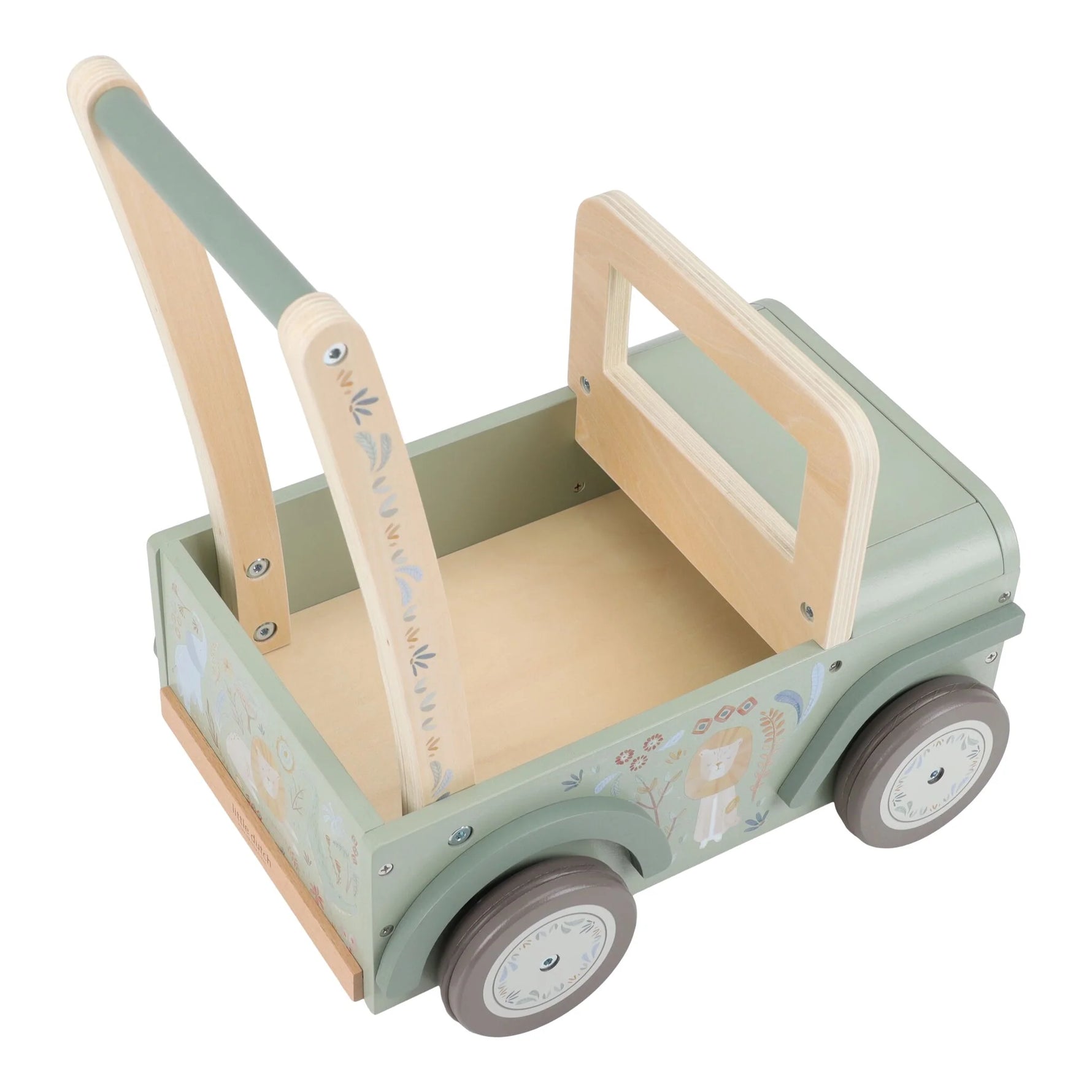Little Dutch Duwkar Safari Auto - Groen