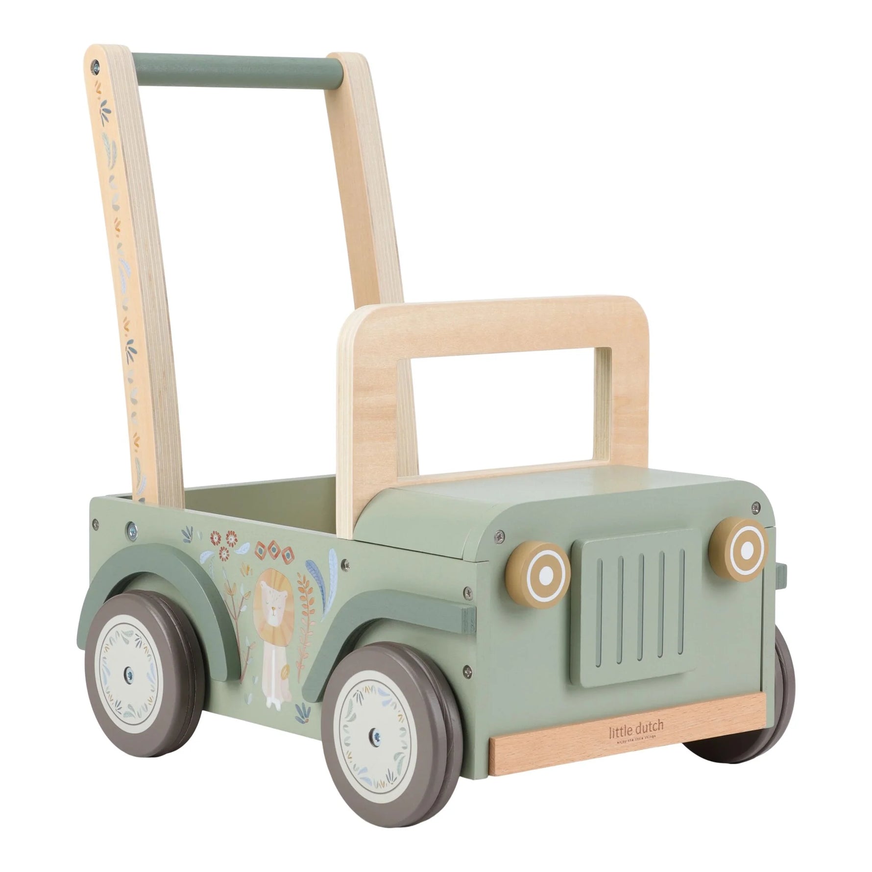 Little Dutch Duwkar Safari Auto - Groen
