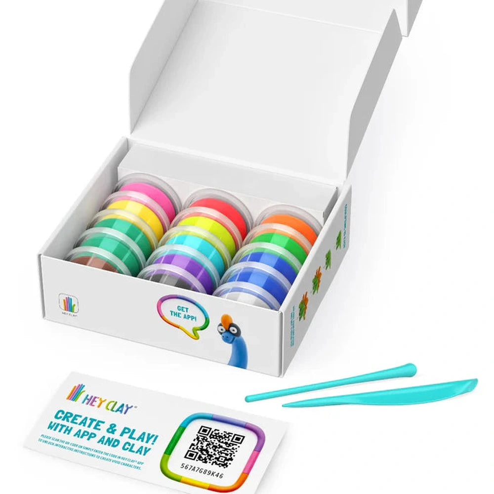 Hey Clay Zelfhardende Klei Vogels - 15 potjes