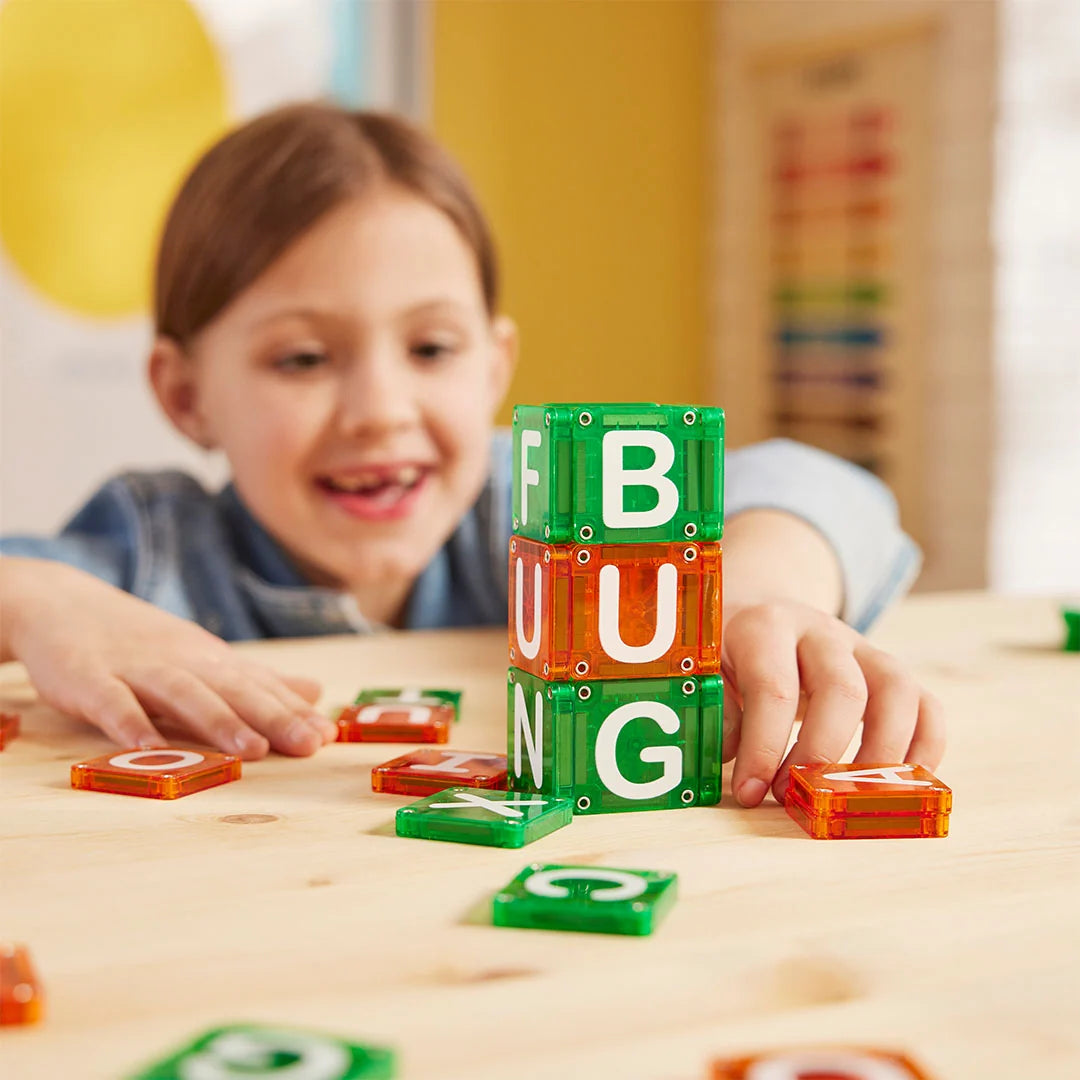 Magna-Tiles Micro Mags Learn Letters 56 Stuks