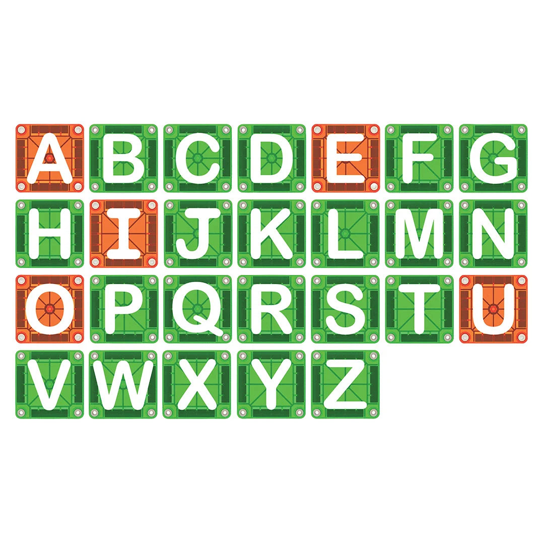 Magna-Tiles Micro Mags Learn Letters 56 Stuks
