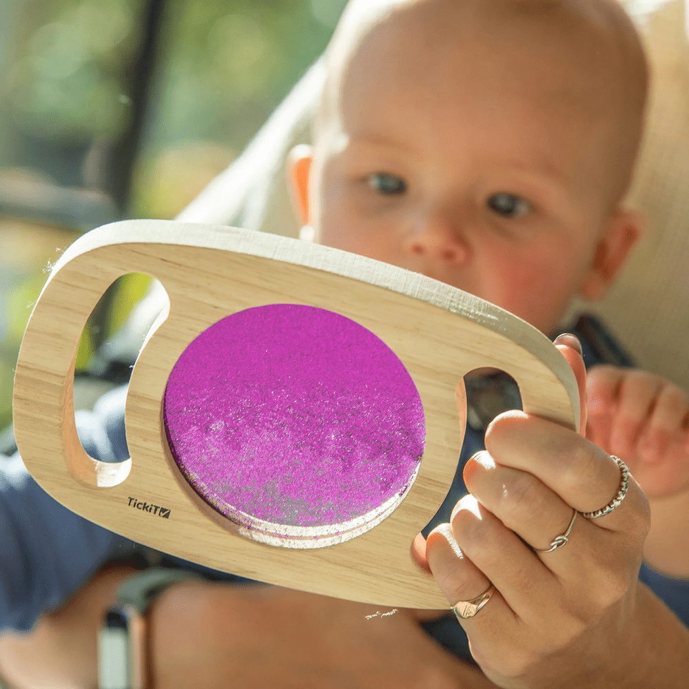 Tickit Glitter Panel Paars - Gemakkelijk Vast Te Houden