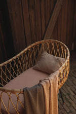 Hvid Blanket Bibi Apricot