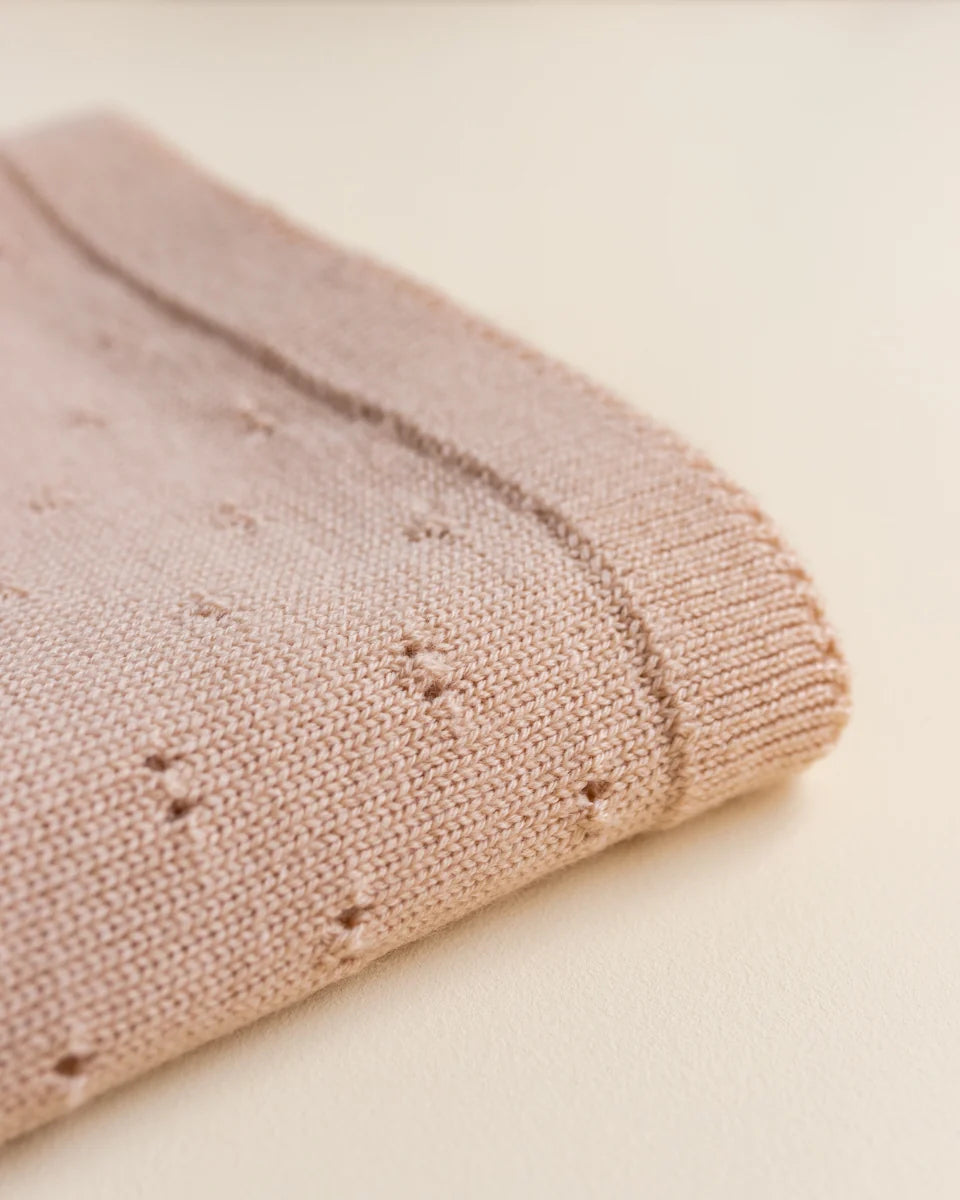Hvid Blanket Bibi Apricot