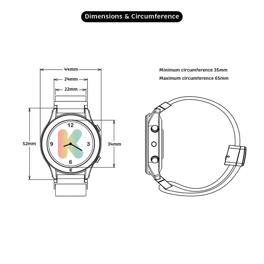 Kidywolf K-Watch Interactive Watch - Cyaan