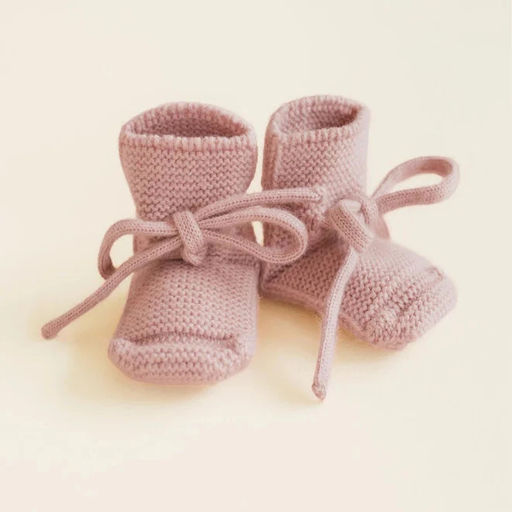 Hvid Booties Powder 0-9mnd