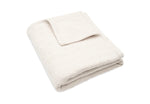 Jollein - Deken Wieg - Grain Knit Oatmeal/ Velour - 75x100cm