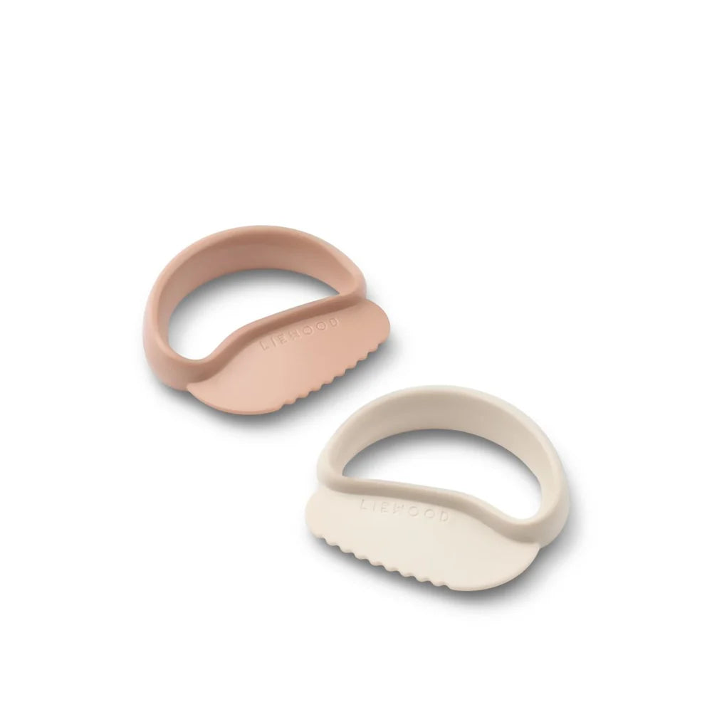 Liewood Riven Veilig Snijmes Voor Peuters En Kleuter  2-Pack Pale Tuscany / Sandy