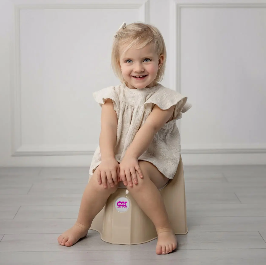 OkBaby Plaspotje - Pasha Beige Sand | Zindelijkheidstraining