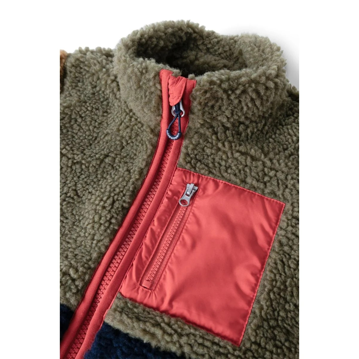 Liewood - NOLAN Fleecejas - Bruin Multicolor