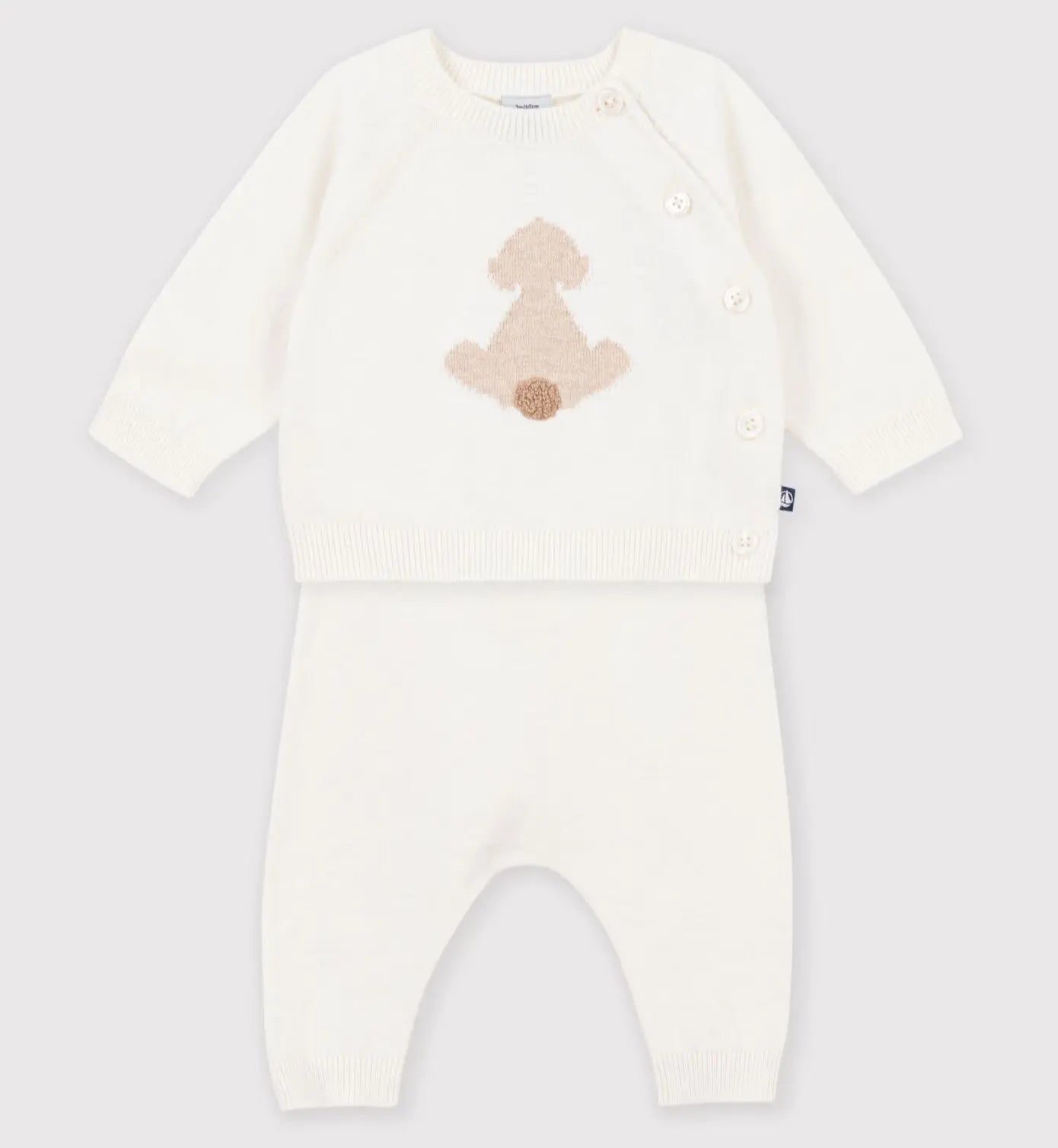 Petit Bateau Set Van 2 Stuks - Beer/Beige