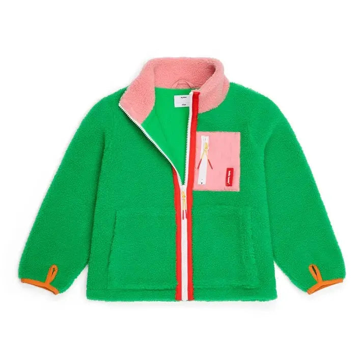 Hello Hossy - Fleecejas - Green Candy