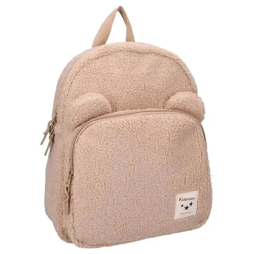 Kidzroom - Rugzak - Beary Excited - Teddystof - Beige