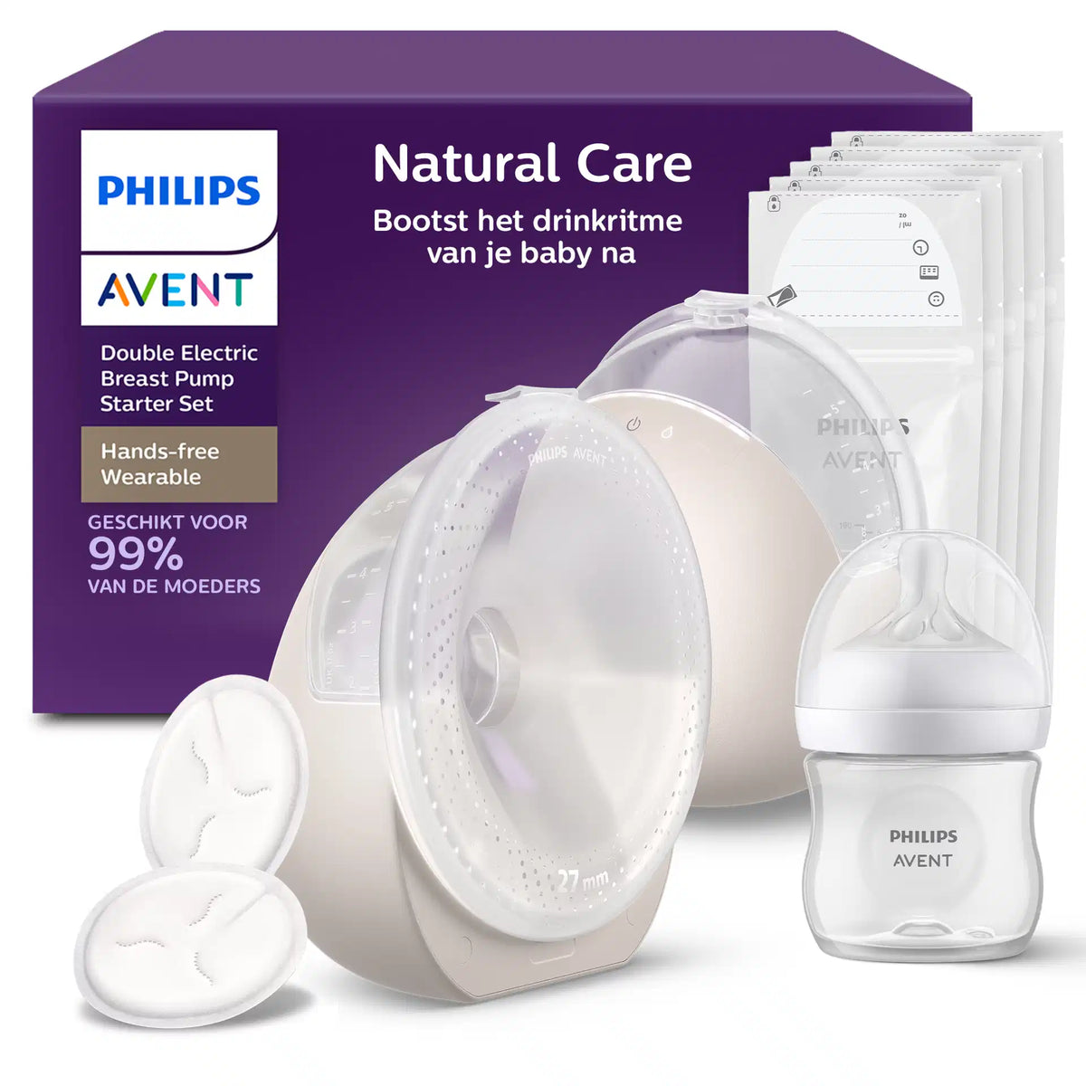 Philips Avent Borstkolf Draagbaar In-bra Dubbel