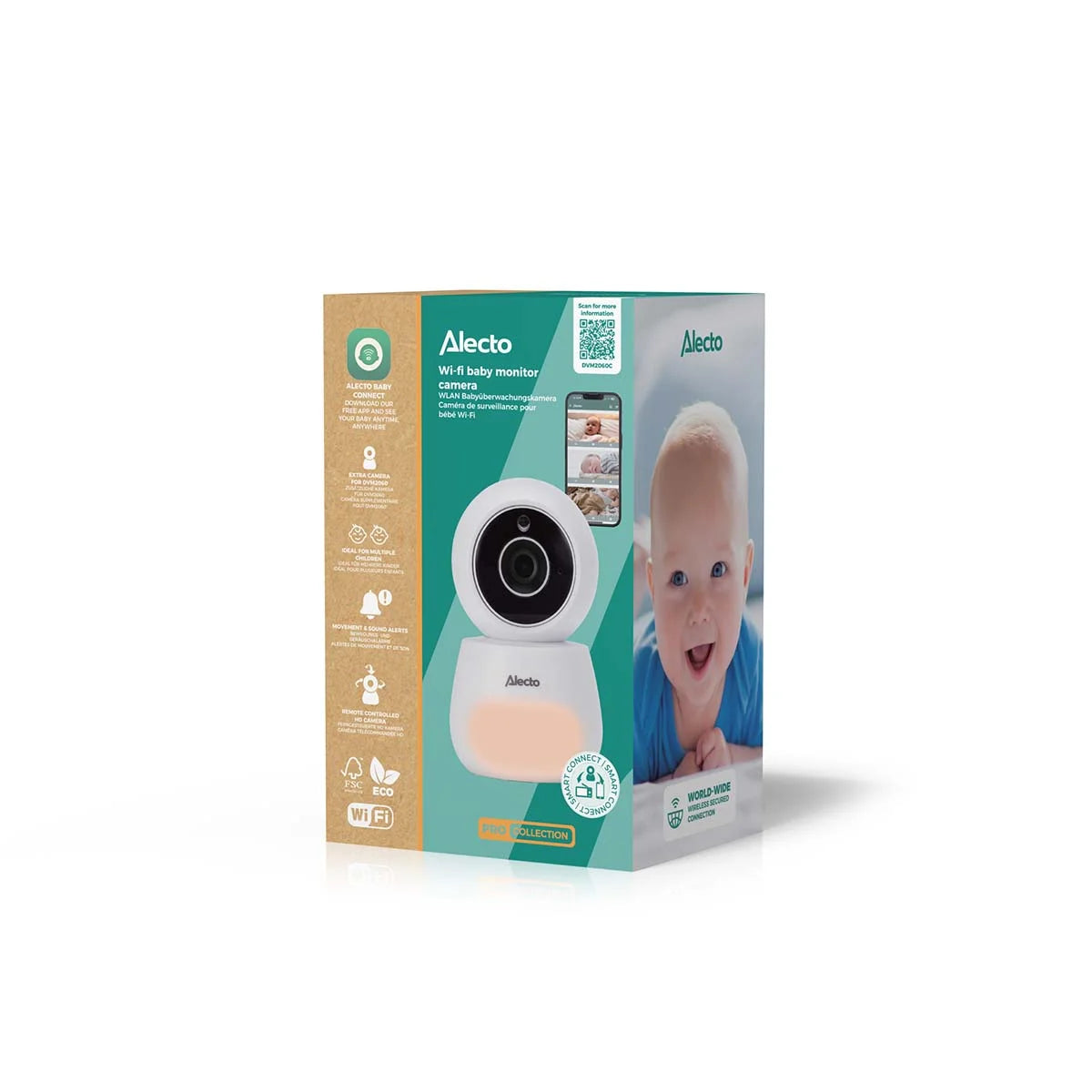 Alecto Extra Camera Voor De DVM2060 Babyfoon Met Camera - Wit