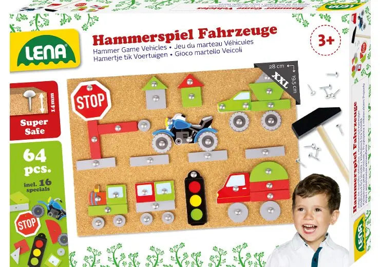 LENA Hamer- en spijkerset - Voertuigen