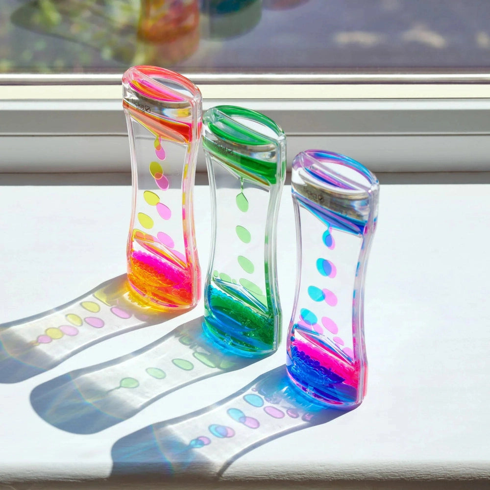 Sablier sensoriel arc-en-ciel Tickit