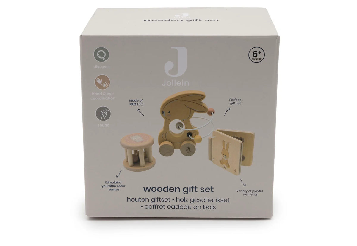 Jollein Houten Giftset - Bunny Luz
