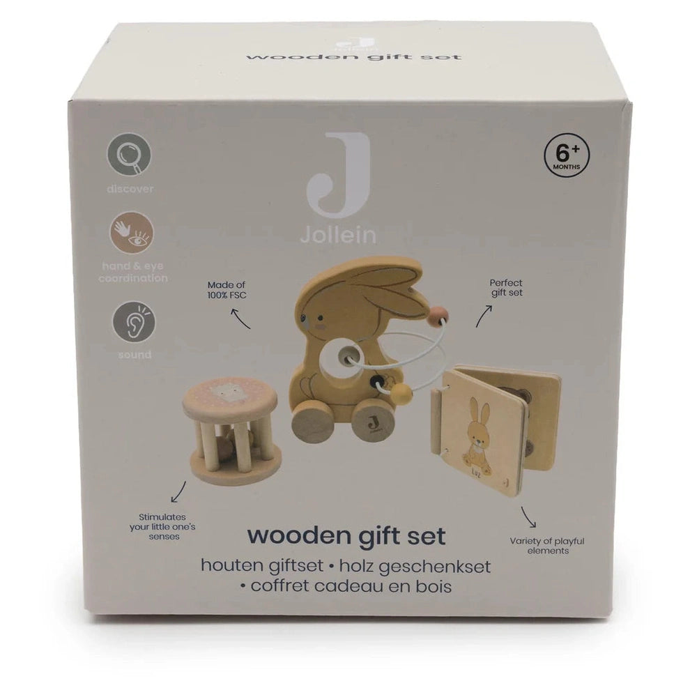 Coffret cadeau en bois Jollein - Bunny Luz