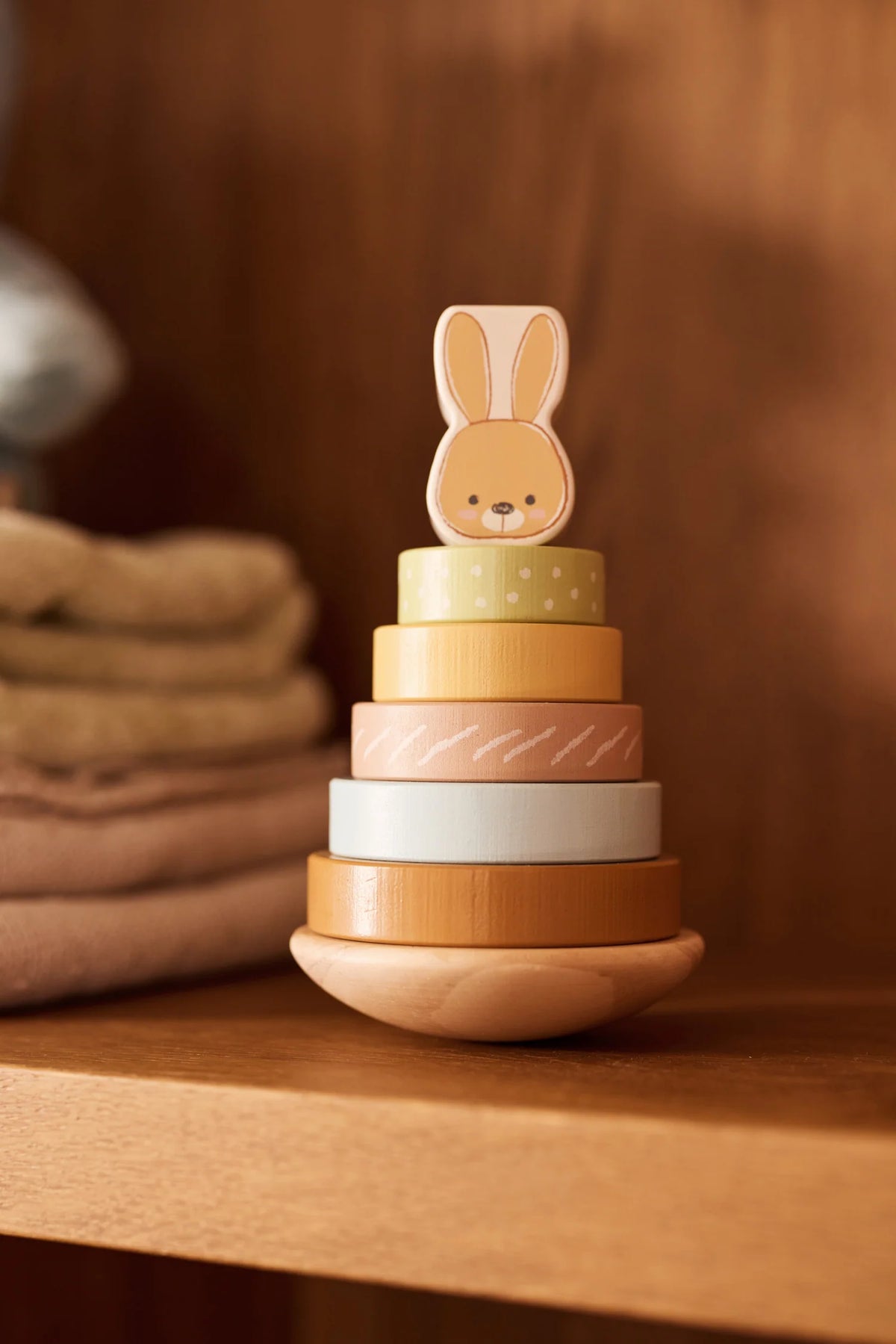 Jollein Houten Tuimelstapelaar - Bunny Luz
