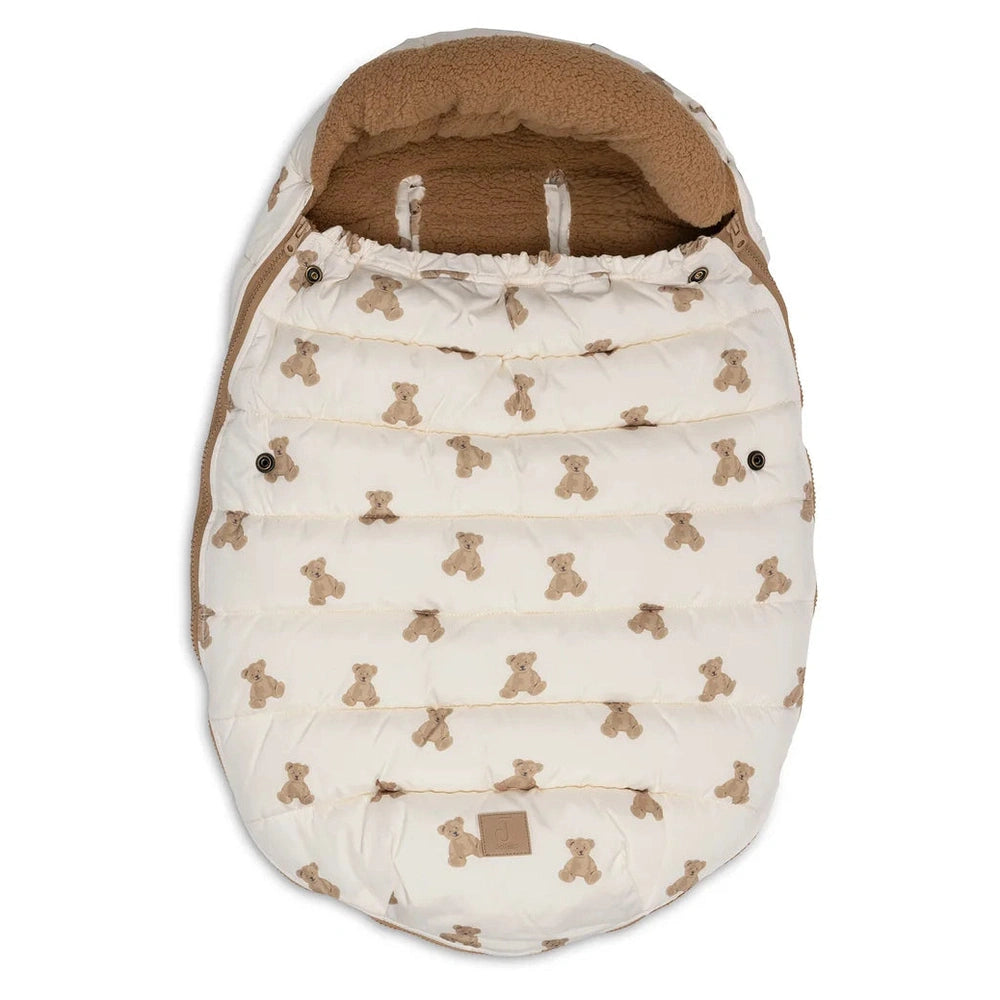 Jollein Voetenzak Groep 0+ 3/5 Punts Puffed - Mini Teddy Bear