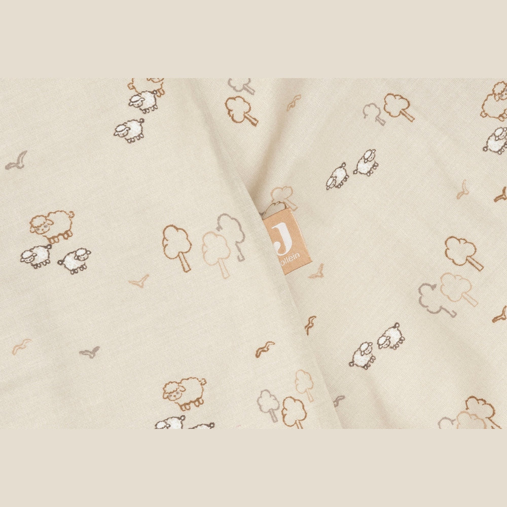 Housse de couette Jollein avec taie d’oreiller 100x140cm - Woolly