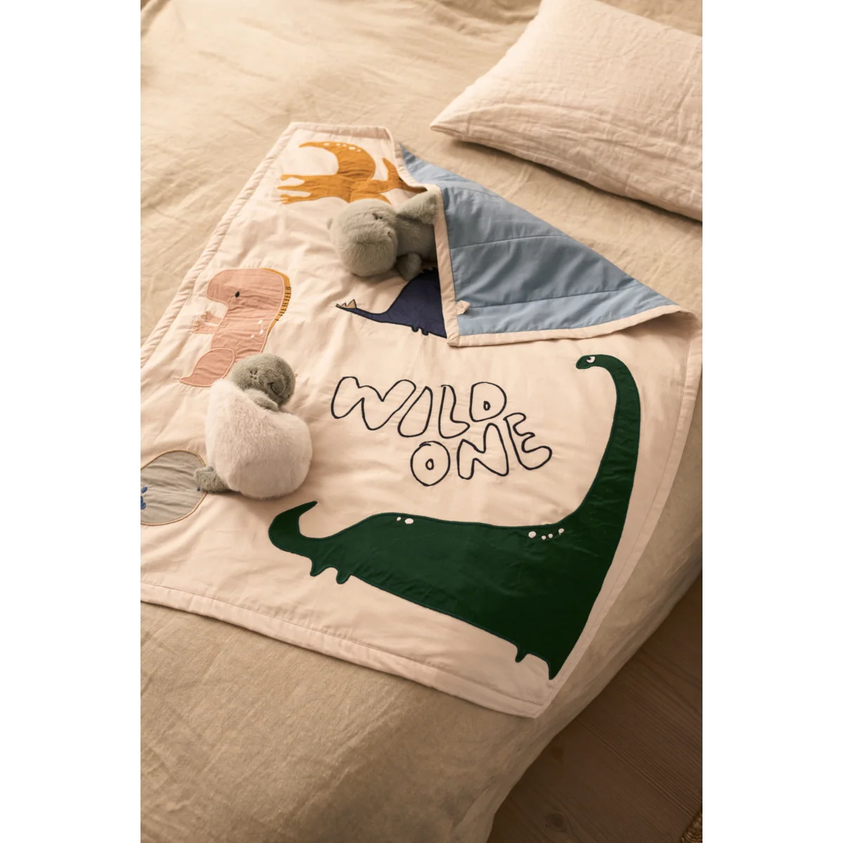 Liewood - Liora Dino Ei Teddy - Dove Blue