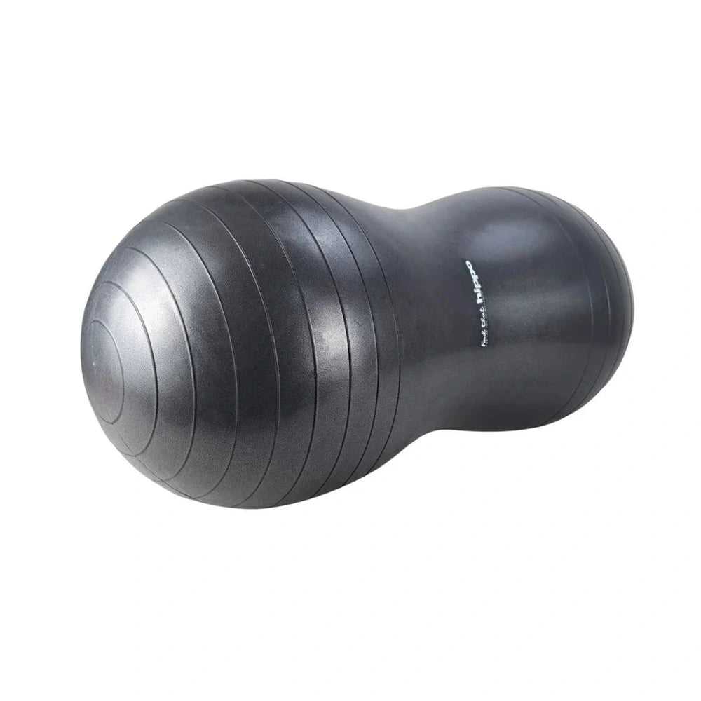 Ballon d’équilibre en forme de cacahuète Find That Hippo - gris foncé