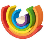 Goki Houten Bouwstenen - Little Rainbow