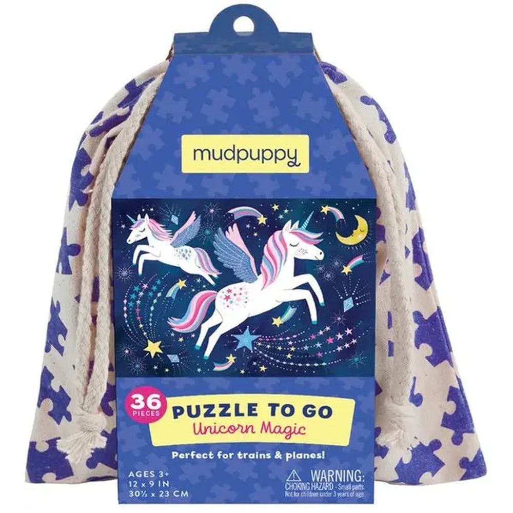 Mudpuppy Puzzle à emporter - Licorne