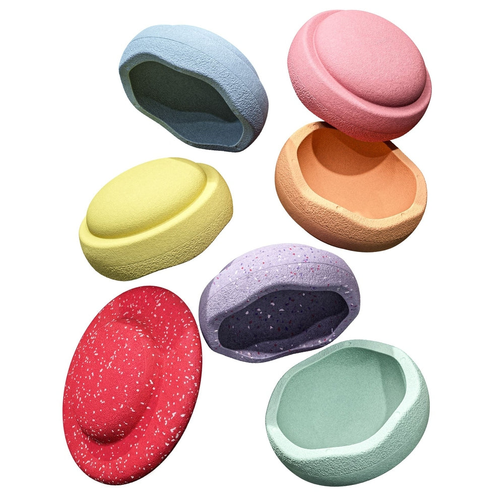 Stapelstein Winter Special Rainbow Set Pastel