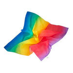 Pit&Play Sachets sensoriels arc-en-ciel + foulard de jeu en coton offert, taille moyenne, Fade Rainbow