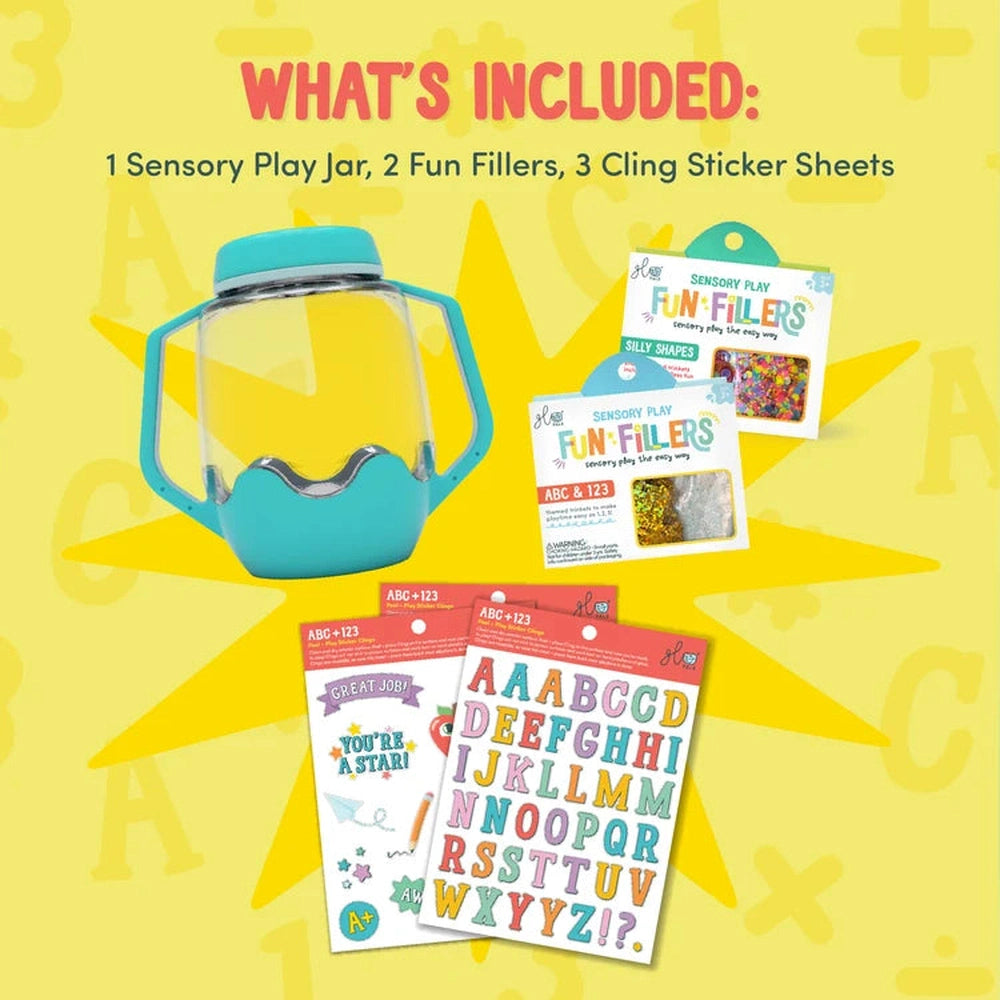 Glo Pals gobelet sensoriel DIY ABC - Bleu