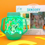 Glo Pals gobelet sensoriel DIY thème zoo - vert